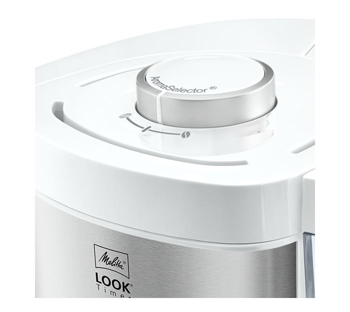 Aparat de cafea Melitta Look Timer 1025-07, 10 cesti, Alb [3]