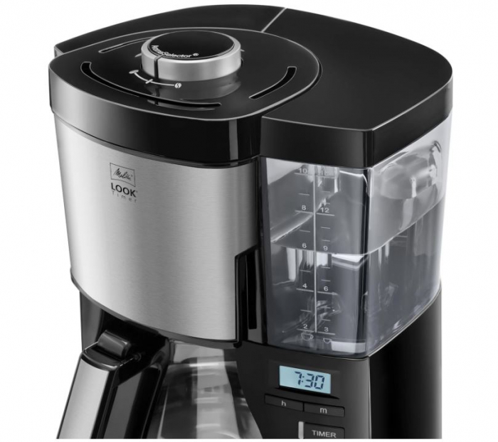 Aparat de cafea Melitta Look Timer 1025-08, 1.25L, Negru [4]