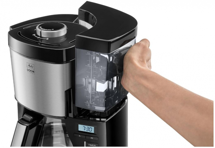 Aparat de cafea Melitta Look Timer 1025-08, 1.25L, Negru [3]