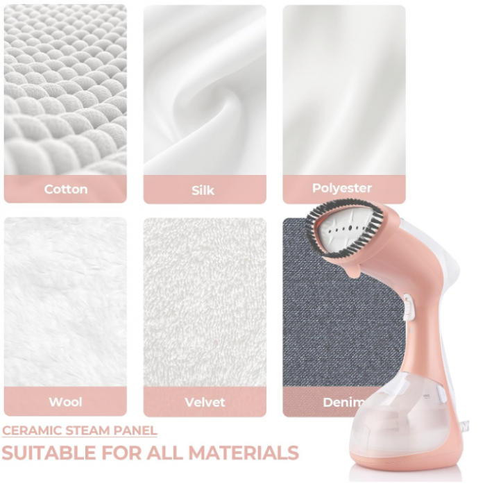 Aparat de calcat cu abur vertical de 1800 W, rezervor 250 ml [6]