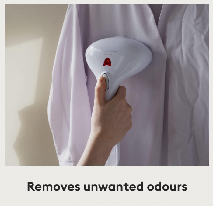 Aparat de calcat cu abur vertical portabil Steamery Cirrus 1, 1500 W, roz [7]