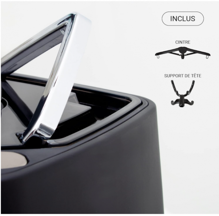 Aparat de calcat cu abur vertical STEAMONE H18B H18B-Abur 1800W, 40g/min, 1800ml [9]