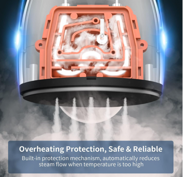 Aparat de călcat cu aburi vertical IAB 1800W portabil, abur 25g/min [7]