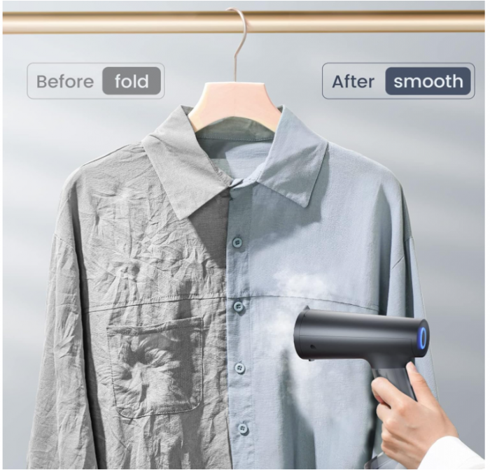 Aparat de călcat cu aburi vertical portabil FMK cu rezervor de 300 ml, 1400 W [8]