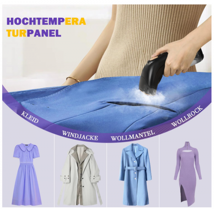 Aparat de calcat vertical Rolipo, fier de călcat portabil, negru [6]