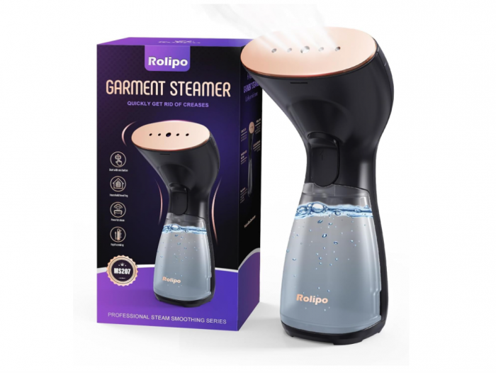 Aparat de calcat vertical Rolipo, fier de călcat portabil, negru [1]