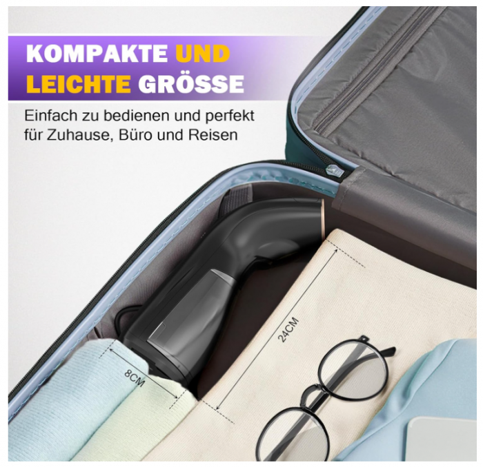 Aparat de calcat vertical Rolipo, fier de călcat portabil, negru [10]