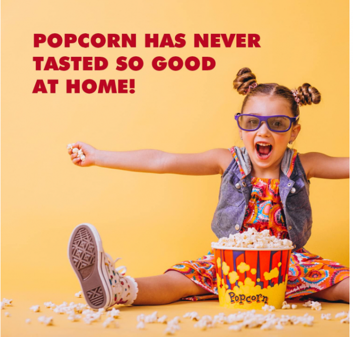 Aparat de facut floricele de porumb Edihome, Mașină pentru popcorn, 1200 W (roșu) [7]