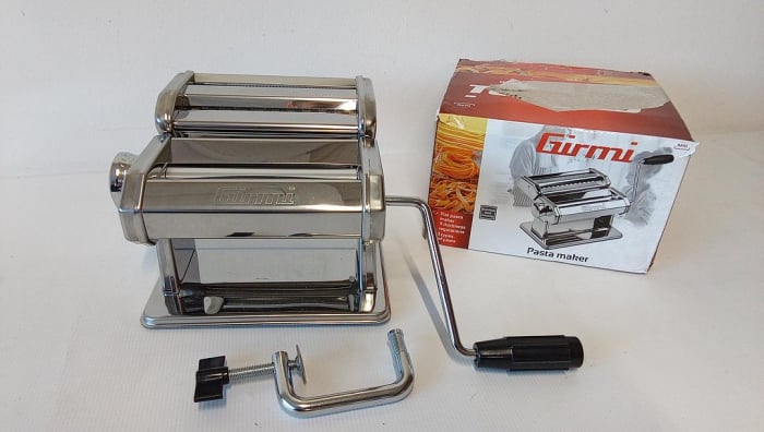 Aparat de facut paste manual Girmi IM90, 9 grosimi, latime de 15 cm, otel inoxidabil [2]