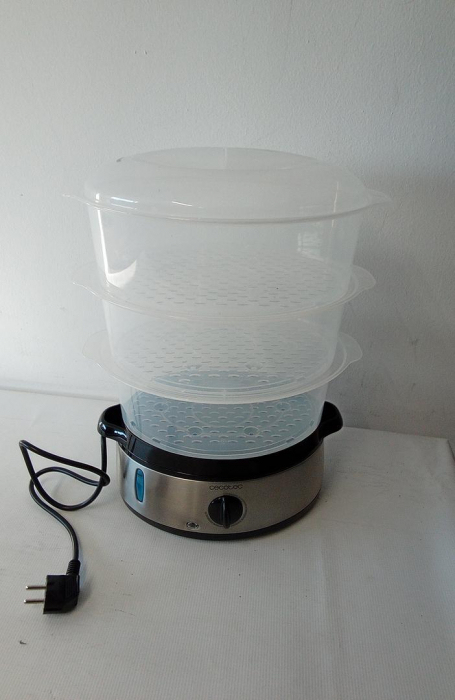Aparat de gatit cu aburi Cecotec Vapovita 3000, inox, 800W [2]