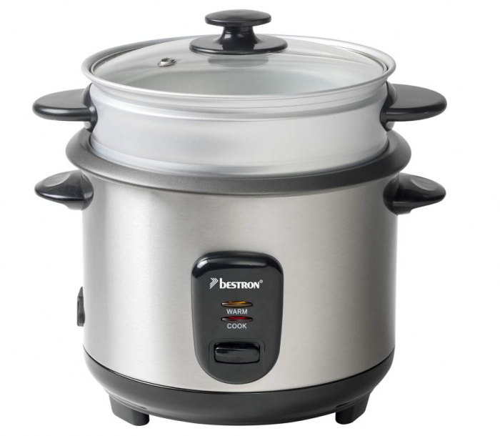 Aparat de gatit orez Bestron ARC100, pentru 4-6 persoane, 1L, 400W, argintiu [7]