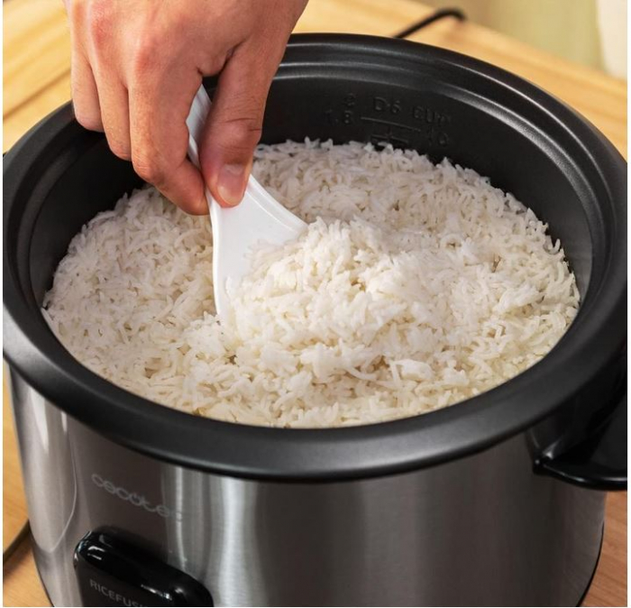 Aparat de gatit orez Cecotec RiceFusion 7000, Inox, 700W, 1.8L [8]