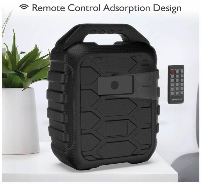 Aparat de karaoke EARISE T26 Pro cu 2 microfoane fără fir [8]