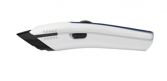Aparat de tuns ROWENTA Nomad TN1405F0, 6250rpm, 2 piepteni ajustabili, 19 pozitii pentru lungimea de taiere, autonomie 40 min, indicator LED, alb [8]