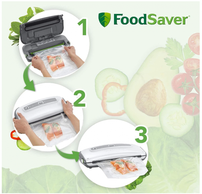 Aparat de vidat alimente FoodSaver FFS014X, alb [3]