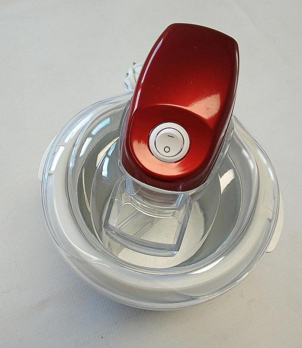 Aparat pentru preparat inghetata BEPER P102GEL001, 1.5L, rosu [4]