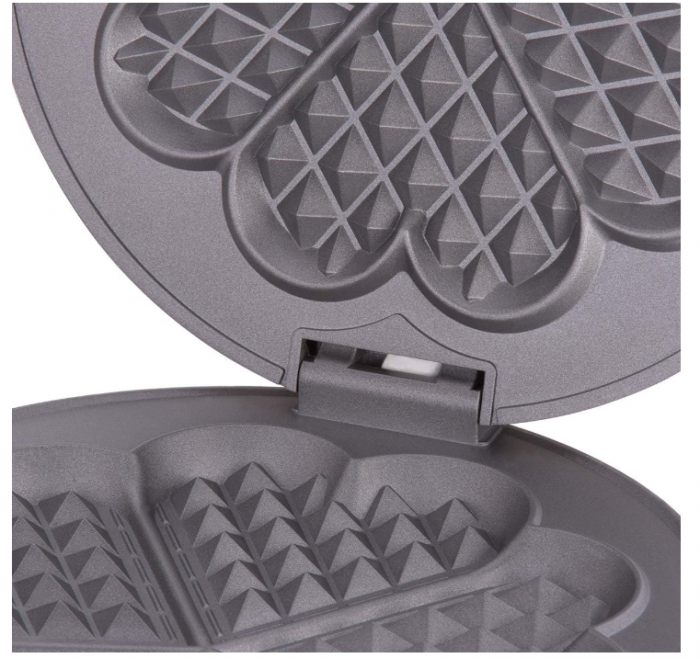 Aparat pentru preparat vafe/gofre Cloer 185 Waffle Maker, în formă de inimă, 930 W, 16 cm [9]