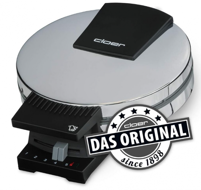 Aparat pentru preparat vafe/gofre Cloer 185 Waffle Maker, în formă de inimă, 930 W, 16 cm [6]