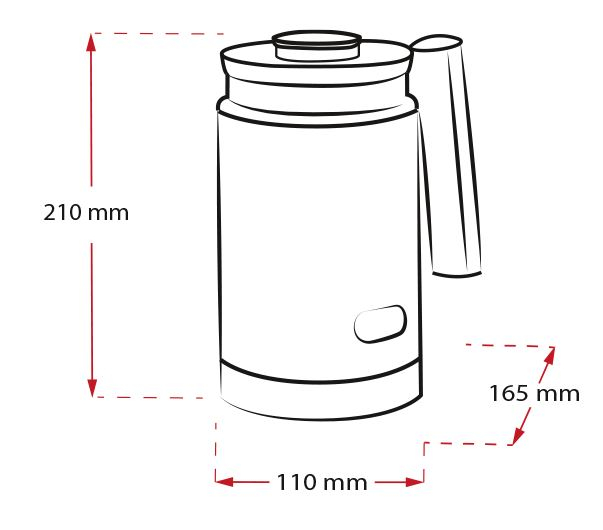 Aparat pentru spuma de lapte Melitta Cremio 1014-02, 250 ml, negru [5]