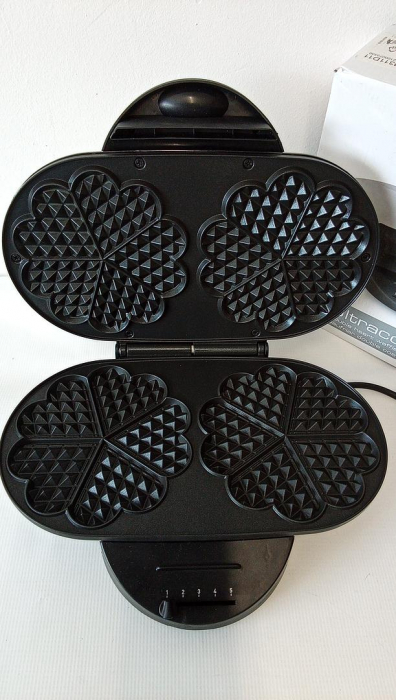 Aparat pentru vafe/gofre Tefal WM 311D Negru, otel inoxidabil, 1200W [3]