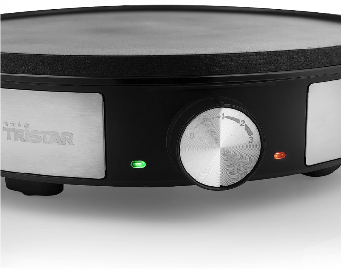 Aparat preparare clatite Tristar BP-2638, Diametru 30 cm, Oțel inoxidabil, Negru [4]