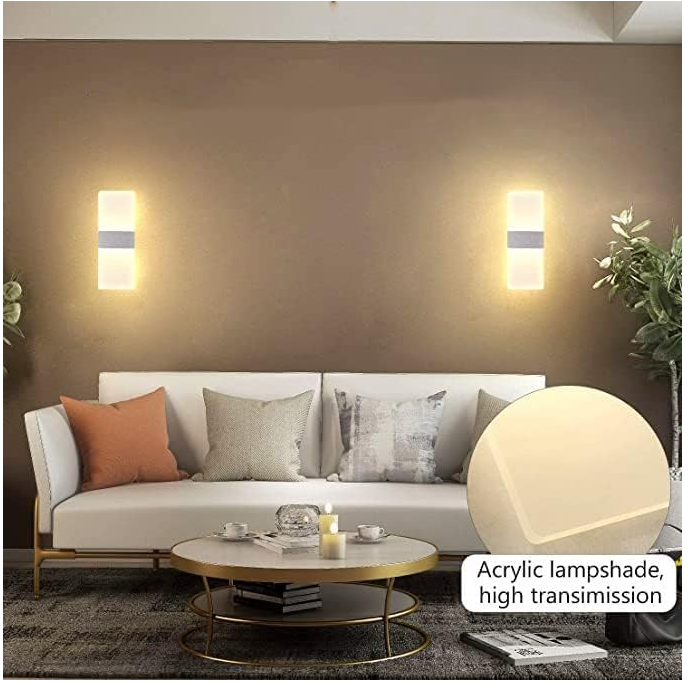 Aplica de perete LED Lightsjoy, Lampa pentru interior, alb cald [6]