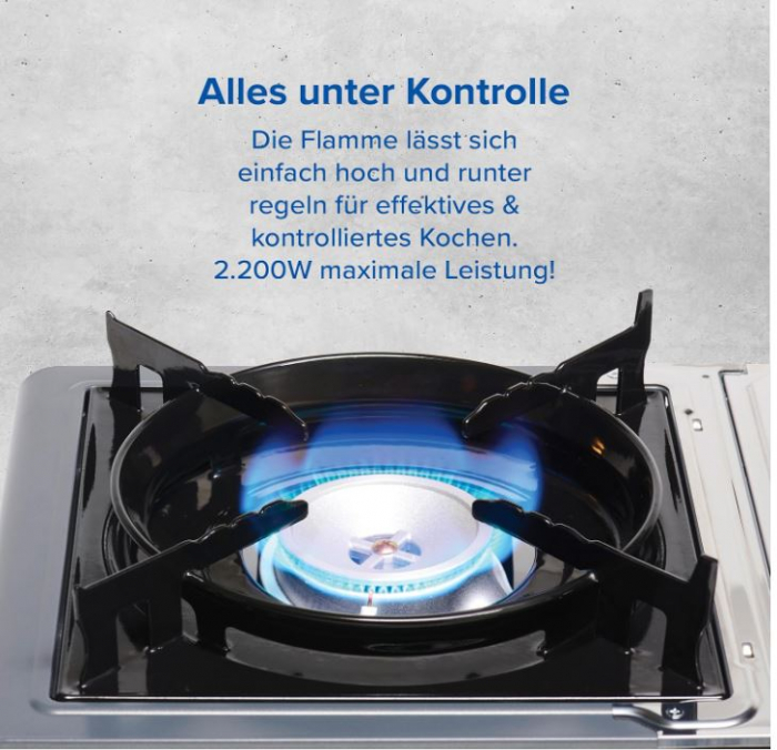 Aragaz capming Campingaz Camp'Bistro, 1 ochi, negru [7]