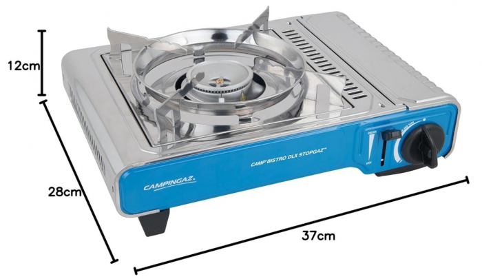 Aragaz capming Campingaz Camp'Bistro DLX Stopgaz, 1 ochi, albastru [10]