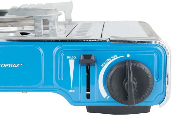 Aragaz capming Campingaz Camp'Bistro DLX Stopgaz, 1 ochi, albastru [8]