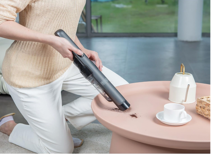 Aspirator de mana fără fir BLACK+DECKER PHANTOM 12V, 2 viteze, cu acțiune ciclonică, DVC320B21-QW [9]