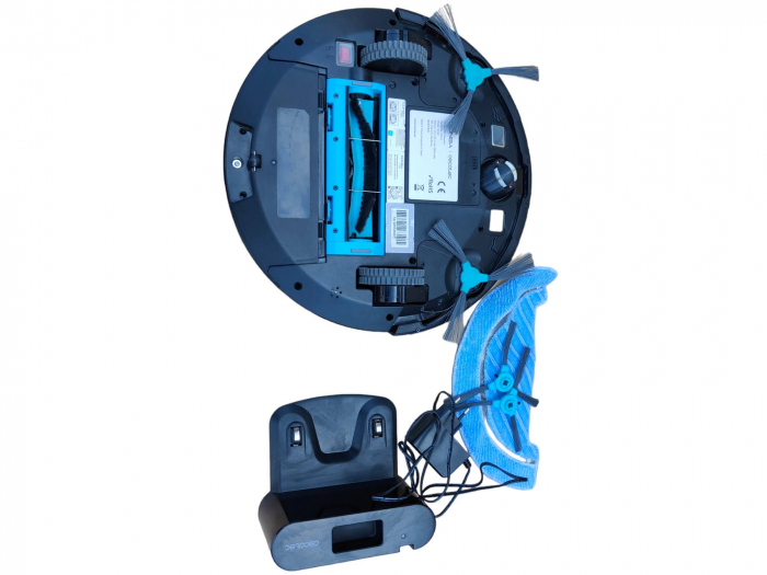 Aspirator robot Cecotec Conga 1790 Titanium. iTech SmartGyro, aspirator, mop, 2100 Pa, aplicație cu hartă, perie pentru animale, Alexa și Asistent Google [5]