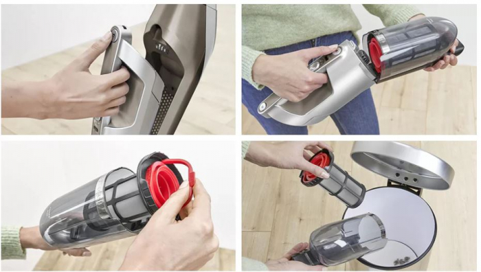 Aspirator vertical 2in1 BOSCH Flexxo Gen2 Seria 4 BBH3ALL23, 0.4l, maro-negru [9]