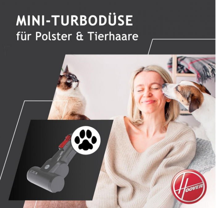 Aspirator vertical Hoover H-FREE 100 PETS fără sac si fir [5]