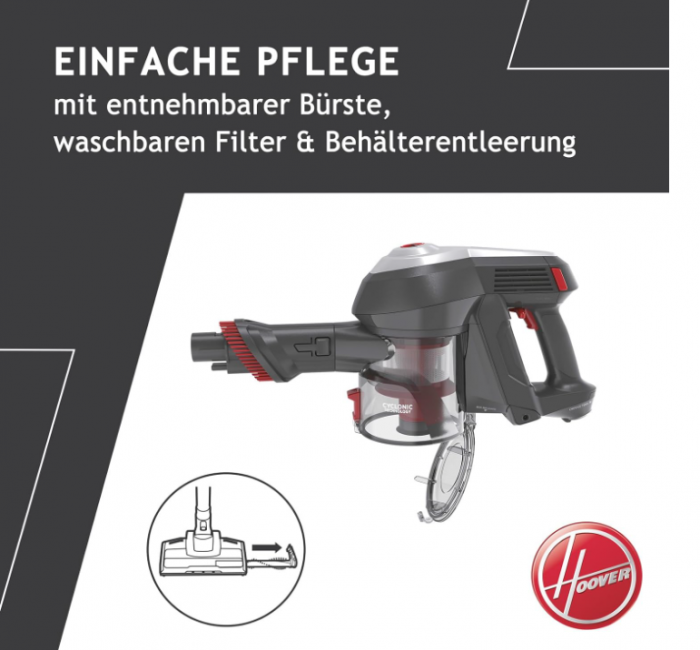 Aspirator vertical Hoover H-FREE 100 PETS fără sac si fir [9]