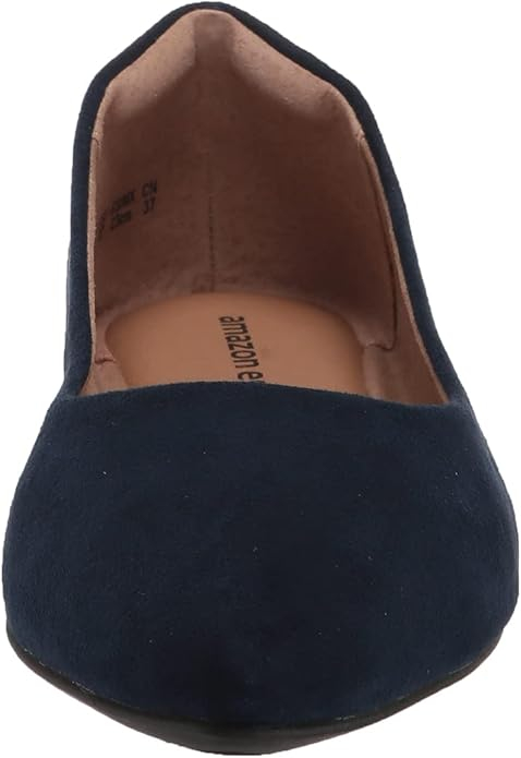 Balerini cu vârf ascuțit pentru femei Amazon Essentials, bleumarin, 40.5 [2]