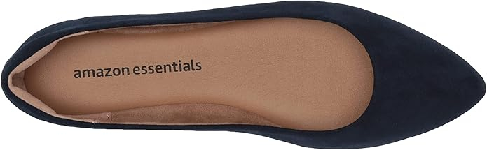 Balerini cu vârf ascuțit pentru femei Amazon Essentials, bleumarin, 40.5 [5]