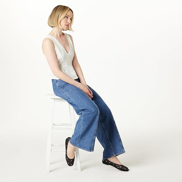 Balerini dama The Drop, plasa neagra cu strasuri [5]