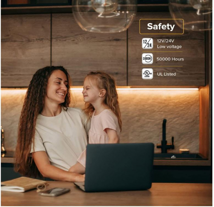 Banda LED de inalta densitate BTF-LIGHTING FCOB COB, alb natural, 5m [7]