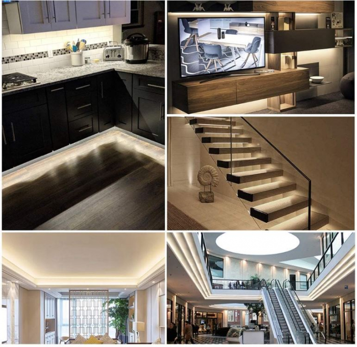 Banda LED de inalta densitate BTF-LIGHTING FCOB COB, alb natural, 5m [6]