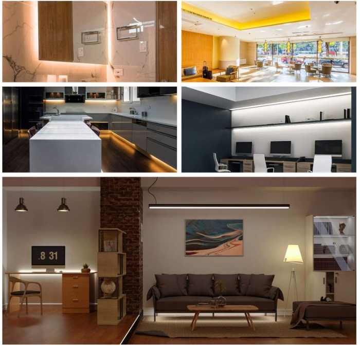 Banda LED de inalta densitate BTF-LIGHTING FCOB COB, alb natural, 5m [5]