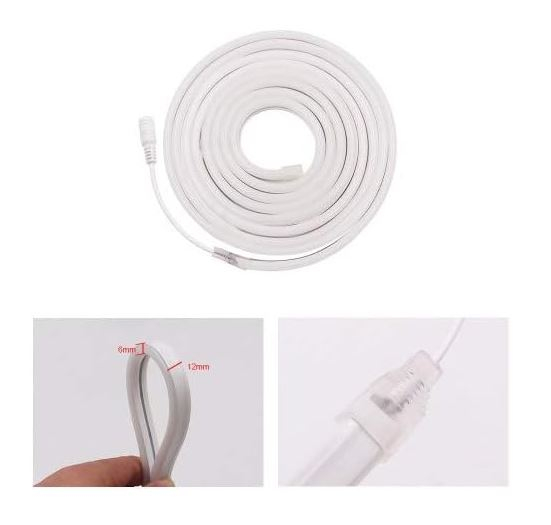 Banda LED flexibila Xunata, impermeabila, 5 m, galben [5]