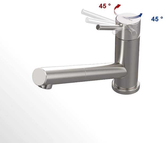 Baterie bucătărie Villeroy & Boch Como Sky 927800LC, înaltă presiune, oțel inoxidabil solid [6]