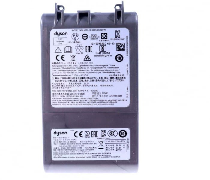 Acumulator aspirator Dyson 967834-07 pentru V8 SV10, Li-Ion, 21.6V, 2800 mAh [2]