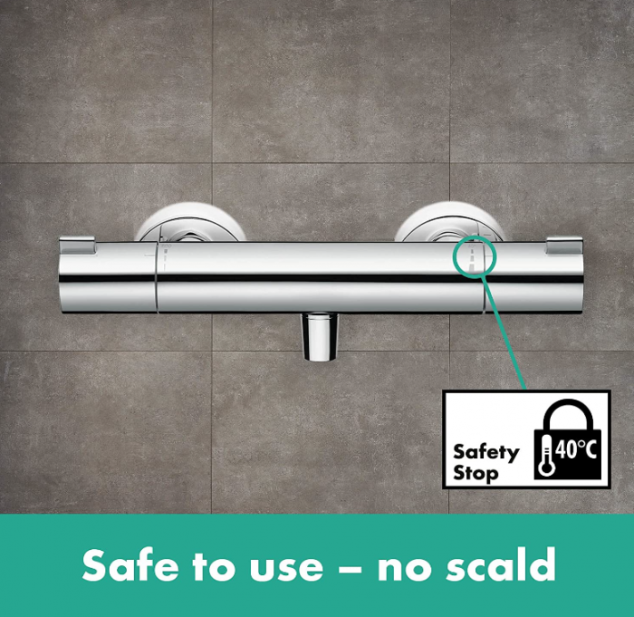 Baterie de dus termostatica Hansgrohe Ecostat 1001 CL , crom, 13211000 [2]