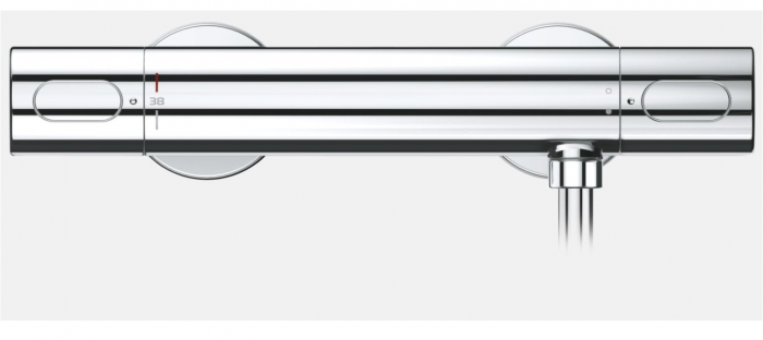 Baterie duș cu termostat Grohe, crom, montare pe perete [5]