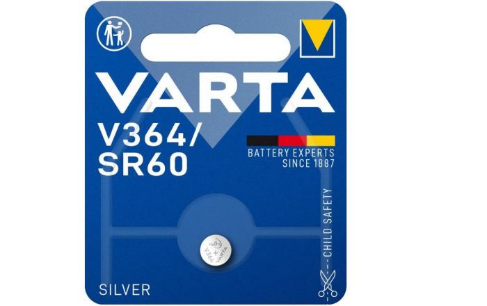 Baterie Varta V364/SR621, 1.55 V, 364101401 [1]