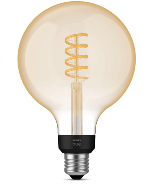Bec inteligent Philips Hue White Ambiance Filament G125, E27 Edison [3]