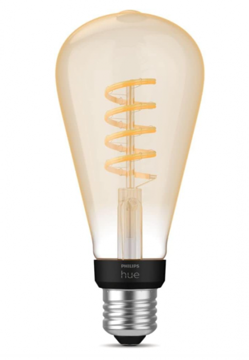 Bec inteligent Philips Hue White Ambiance Filament ST72 E27 [2]