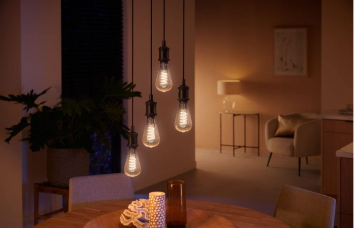Bec inteligent Philips Hue White Ambiance Filament ST72 E27 [7]