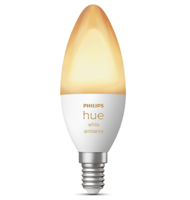 Bec LED inteligent Philips Hue White Ambiance E14 Small Edison Screw [2]